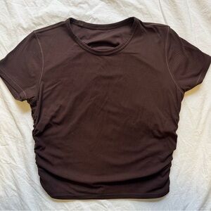 Lululemon All it Takes Ribbed Tee Espresso